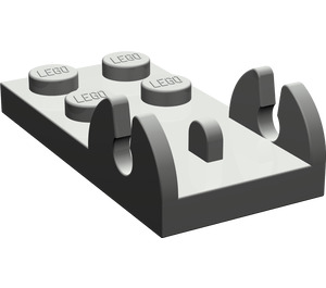 LEGO Dark Gray Hinge Plate 2 x 4 - Female (3597)