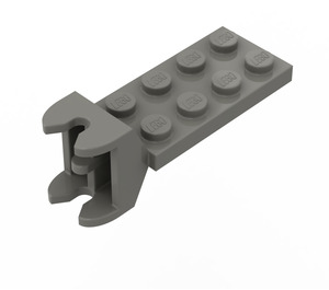 LEGO Темно-сірий Петля Тарілка 2 x 4 з Articulated Joint - Жінка (3640)