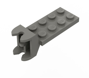 LEGO Donkergrijs Scharnier Plaat 2 x 4 met Articulated Joint - Female (3640)