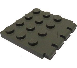 LEGO Donkergrijs Scharnier Plaat 4 x 4 Voertuig Roof (4213)