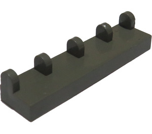 LEGO Mörkgrå Gångjärn Bricka 1 x 4 (4625)