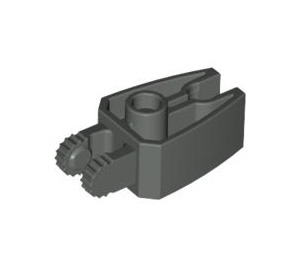 LEGO Dark Gray Hinge Wedge 1 x 3 Locking with 2 Stubs, 2 Studs and Clip (41529)