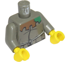 LEGO Dark Gray Hunchback Torso (973)