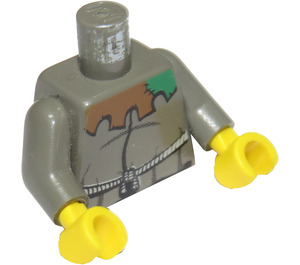 LEGO Tmavě šedá Hunchback Trup (973 / 73403)