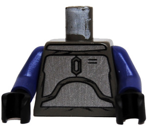 LEGO Mörkgrå Jango Fett Kropp (973 / 73403)