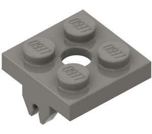 LEGO Tmavě šedá Magnet Držák Deska 2 x 2 Dno (30159)