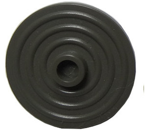 LEGO Dark Gray Minifig Shield Round (3876)