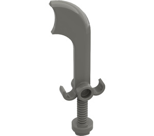 LEGO Dark Gray Minifig Sword Scimitar (43887 / 48693)