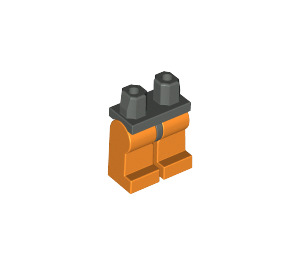 LEGO Dark Gray Minifigure Hips with Orange Legs (3815 / 73200)