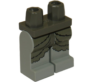 LEGO Dark Gray Mummy Minifigure Hips and Legs (3815 / 43188)