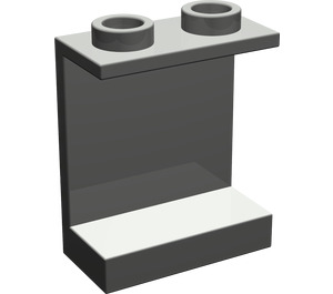 LEGO Gris foncé Panneau 1 x 2 x 2 sans supports latéraux, tenons creux (4864 / 6268)