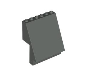 LEGO Dark Gray Panel 6 x 4 x 6 Sloped (30156)