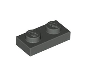 LEGO Gris foncé assiette 1 x 2 (3023 / 28653)