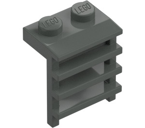 LEGO Dark Gray Plate 1 x 2 with Ladder (4175 / 31593)