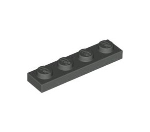 LEGO Dark Gray Plate 1 x 4 (3710)