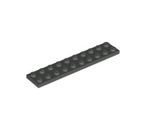 LEGO Gris foncé assiette 2 x 10 (3832)