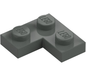 LEGO Donkergrijs Plaat 2 x 2 Hoek (2420)