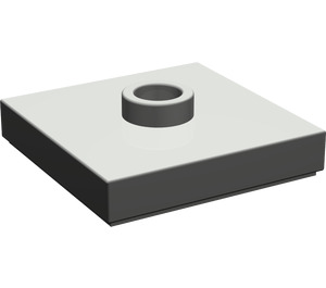 LEGO Dark Gray Plate 2 x 2 with Groove and 1 Center Stud (23893 / 87580)
