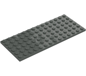 LEGO Mörkgrå Platta 6 x 14 (3456)