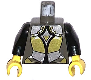 LEGO Mørkegrå Prinsesse Storm Torso (973 / 73403)