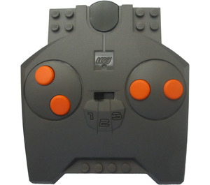 LEGO Dark Gray RC Racer Controller with Black Bottom and Red Buttons