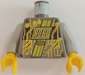 LEGO Dark Gray RoboForce Yellow Torso (973)