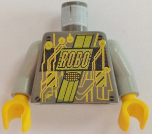 LEGO Tmavě šedá RoboForce Žlutá Trup (973)