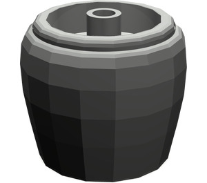 LEGO Dark Gray Scala Flower Pot (33008)