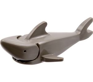 LEGO Dark Gray Shark with Pointed Nose