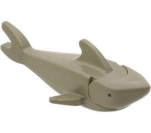 LEGO Ciemny szary Shark with Rounded Nose without Gills