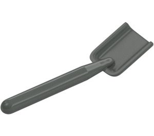 LEGO Dark Gray Shovel (Round Stem End) (3837)