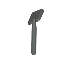 LEGO Dark Gray Shovel (Round Stem End) (3837)