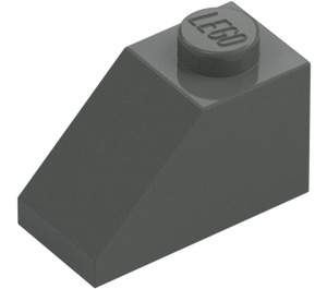 LEGO Dark Gray Slope 1 x 2 (45°) (3040 / 6270)