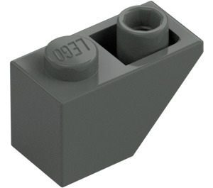 LEGO Grigio scuro Pendenza 1 x 2 (45°) Invertito (3665)