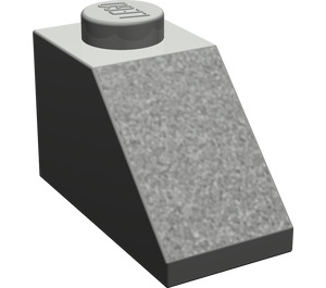 LEGO Dark Gray Slope 1 x 2 (45°) without Centre Stud