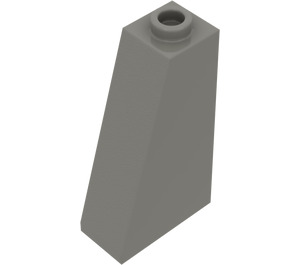 LEGO Grigio scuro Pendenza 1 x 2 x 3 (75°) con bottoncino cavo (4460)