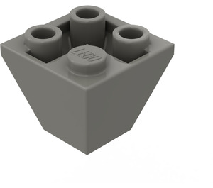 LEGO Gris foncé Pente 2 x 2 (45°) Inversé (3676)