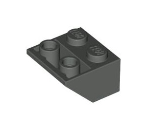 LEGO Donkergrijs Helling 2 x 2 (45°) Omgekeerd met platte afstandsring eronder (3660)