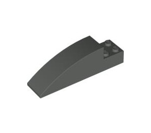 LEGO Dark Gray Slope 2 x 2 x 8 Curved (41766)