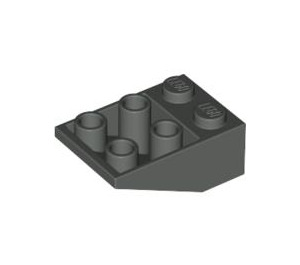 LEGO Dark Gray Slope 2 x 3 (25°) Inverted without Connections between Studs (3747)