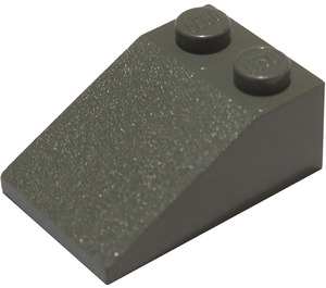 LEGO Dark Gray Slope 2 x 3 (25°) with Rough Surface (3298)