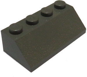 LEGO Dark Gray Slope 2 x 4 (45°) with Rough Surface (3037)