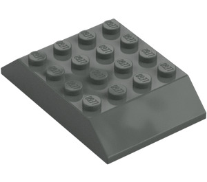 LEGO Donkergrijs Helling 4 x 6 (45°) Dubbele (32083)