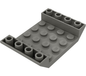 LEGO Dark Gray Slope 4 x 6 (45°) Double Inverted with Open Center without Holes (30283 / 60219)