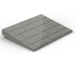 LEGO Dunkelgrau Steigung 6 x 8 (10°) mit Shingled Roof (4515)