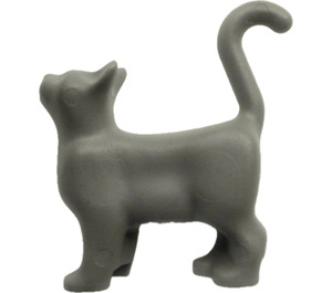 LEGO Dark Gray Standing Cat with Long Thin Tail (6175)