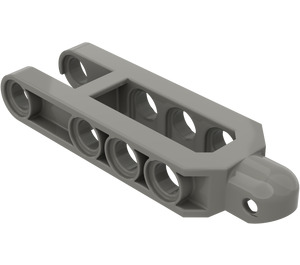 LEGO Dark Gray Suspension Arm with Rounded Ball Socket (Beveled Ball Socket) (32195)