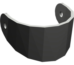 LEGO Dark Gray Technic Helmet Visor (2716)