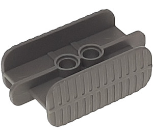 LEGO Dark Gray Technic Rubber Band Holder Large with Pinholes (41753)