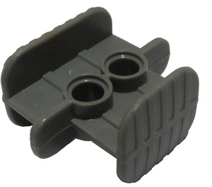 LEGO Dark Gray Technic Rubber Band Holder Small with Pinholes (41752)